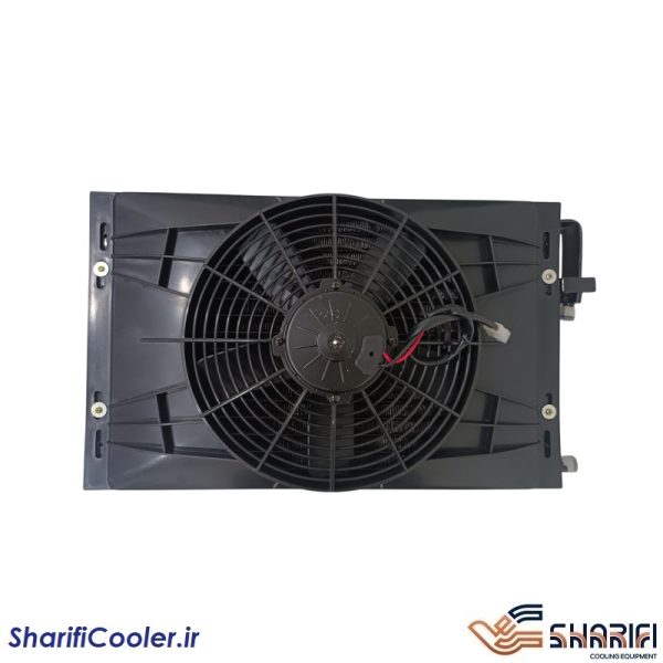کندانسور (رادیاتور کولر ) دوبل (44*23*14) به همراه فن تک 24 ولت