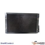کندانسور (رادیاتور کولر ) دوبل (44*23*14) به همراه فن دوبل 24 ولت
