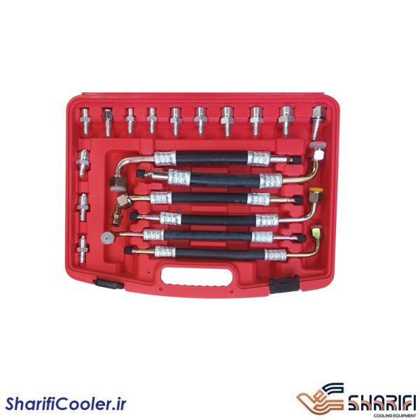 ست ابزار کورکن (نشت یابی کولر خودرو) شیلنگ دار