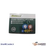 گیج دوقلو شارژ گاز کولر خودرو و خانگی
