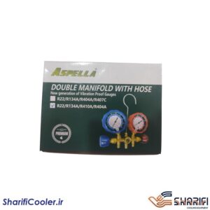 گیج دوقلو شارژ گاز کولر خودرو و خانگی